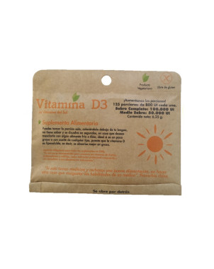 Vitamina D3 800 UI 125 Porciones Dulzura Natural