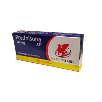 Prednisona 20 Mg 20 Comp. Rec. Lab Chile