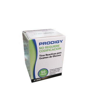 Tiras Reactivas Prodigy 50 Unidades