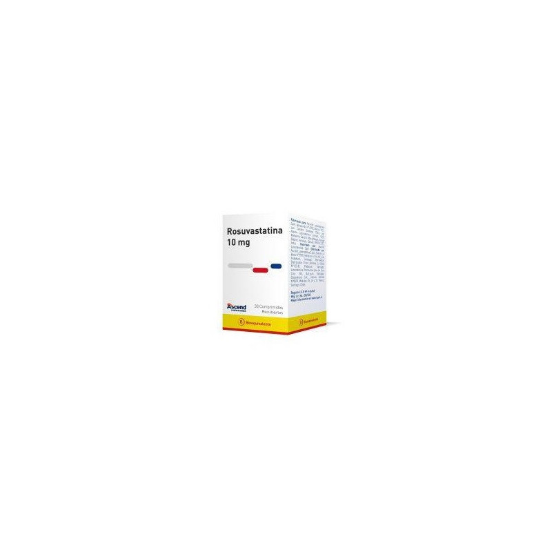 Rosuvastatina 10 mg 30 comprimidos Lab. Ascend