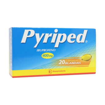 Pyriped 400 mg. 20 cáps. blandas