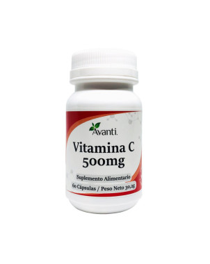 Vitamina C 500 mg. 60 cáps. Avanti