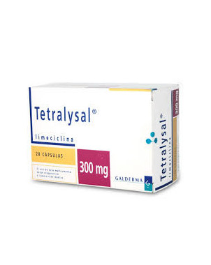 Tetralysal 300 mg. 28 capsulas