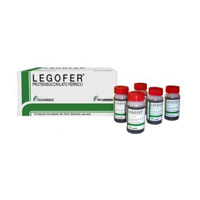 Legofer sol Oral 40 mg 10 Frascos
