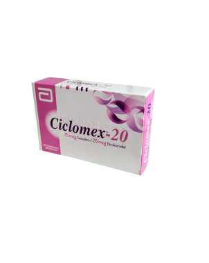 Ciclomex 20 X 21 Comp. Rec. VENCE 03/2026 STOCK 1