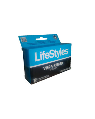 LifeStyles Preservativo Vibra-Ribbed 12 Unidades
