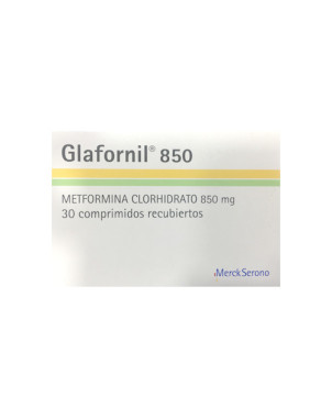 Glafornil 850 mg 30 comp. Recubiertos