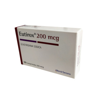 Eutirox 200 mcg x 50 comprimidos   VENCE 08/2026   STOCK 1