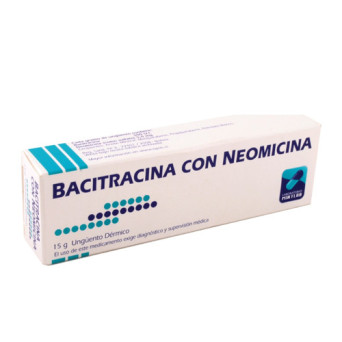 Bacitracina con Neomicina unguento x 15 g