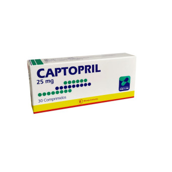 Captopril 25 mg x 30 comp