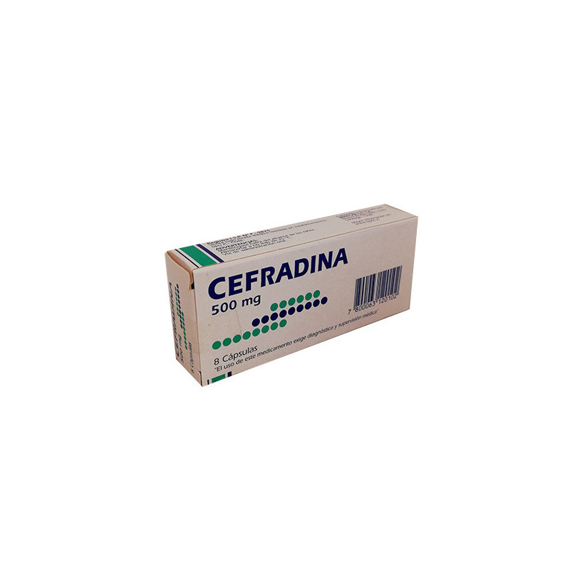 Cefradina 500 mg x 8 cáps