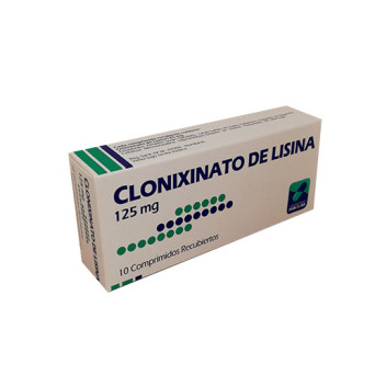 Clonixinato de Lisina 125 mg 10 comprimidos