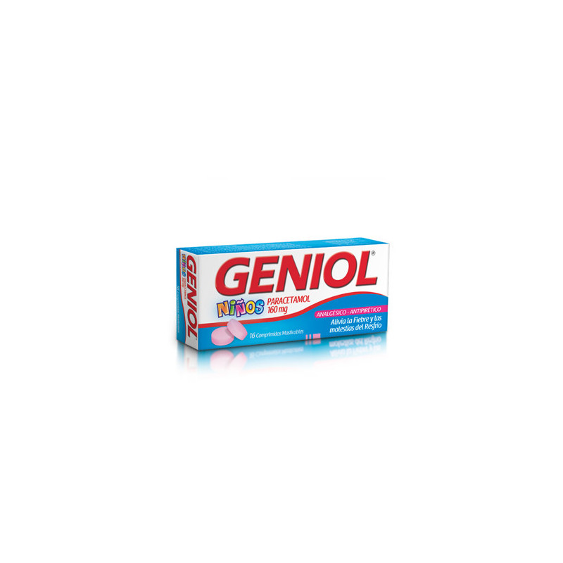 Geniol Infantil 80 mg x 16 comp. masticables