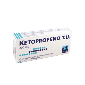 Ketoprofeno T.U. 200 mg. 10 comp.