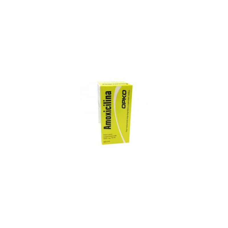 Amoxicilina 500 mg/5mL suspension 60 mL