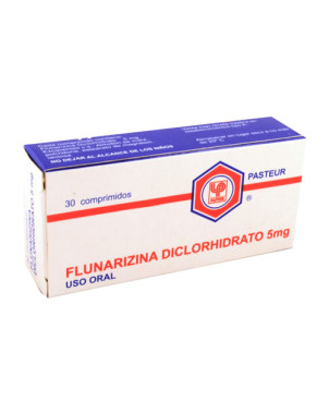 Flunarizina Diclorhidrato 5 mg. 30 comp.