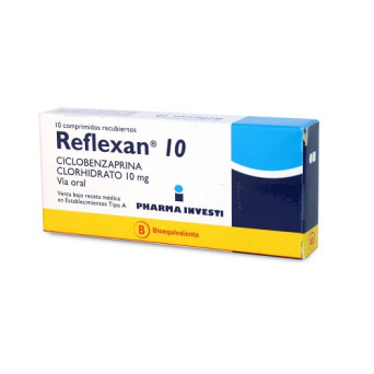 Reflexan 10 mg 10 comprimidos