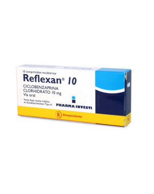 Reflexan 10 mg 10 comprimidos