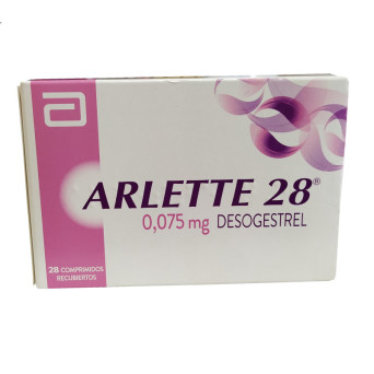 Arlette 0.075 mg 28 comprimidos   VENCE 08/2026   STOCK 1