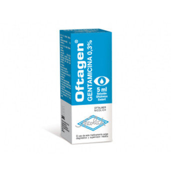 Oftagen solución oftálmica x 5 mL
