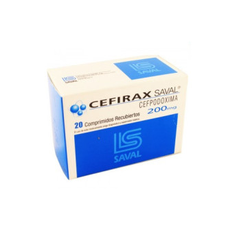 Cefirax 200 mg 20 comprimidos
