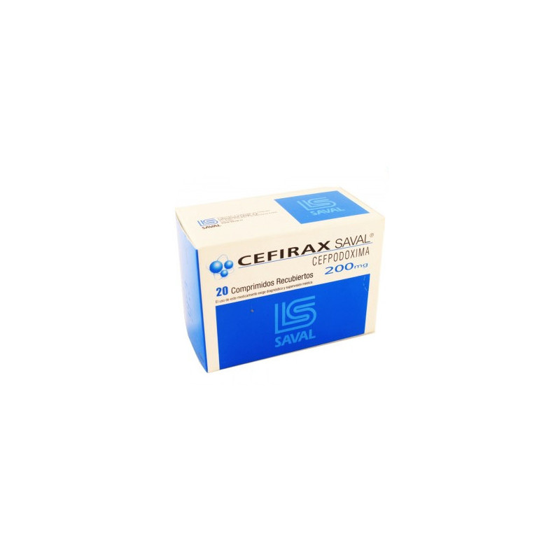 Cefirax 200 mg 20 comprimidos
