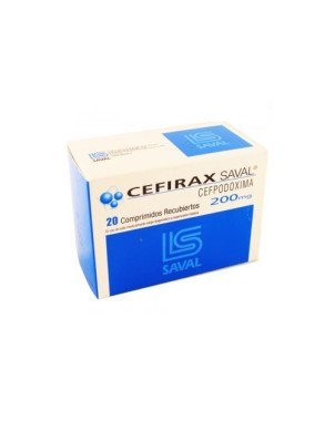 Cefirax 200 mg 20 comprimidos