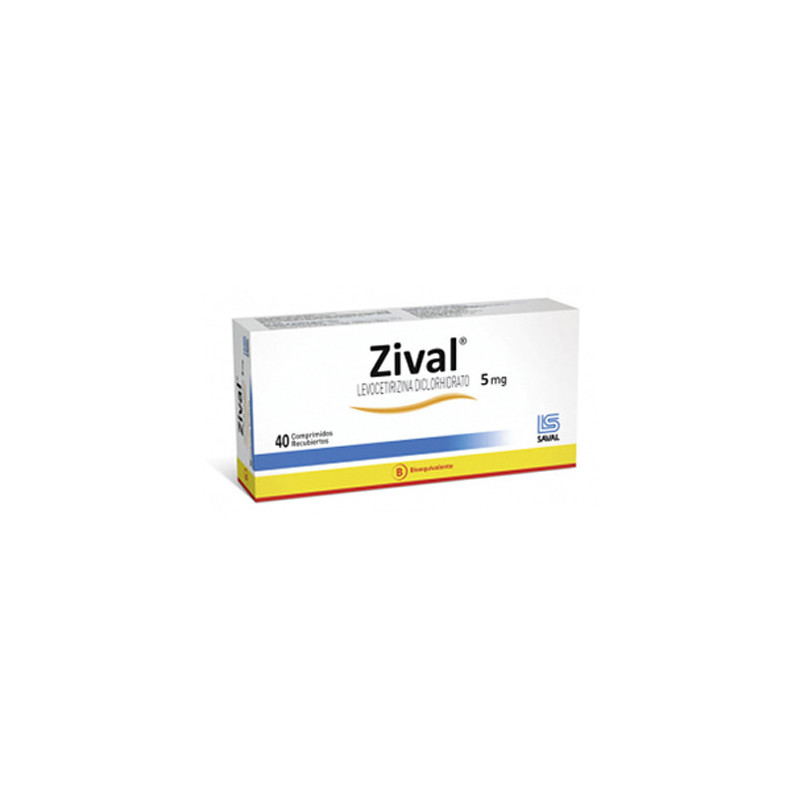 Zival comprimidos 5 mg x 40