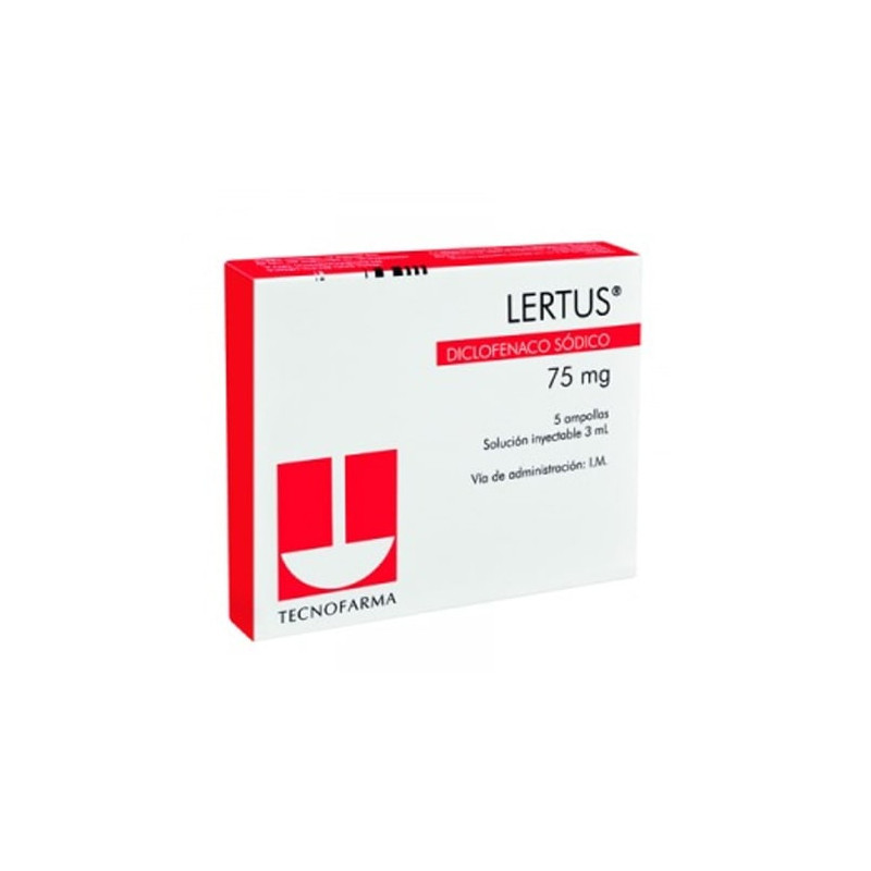 Lertus inyectable x 5 ampollas Venc 07-2025 Stock 1