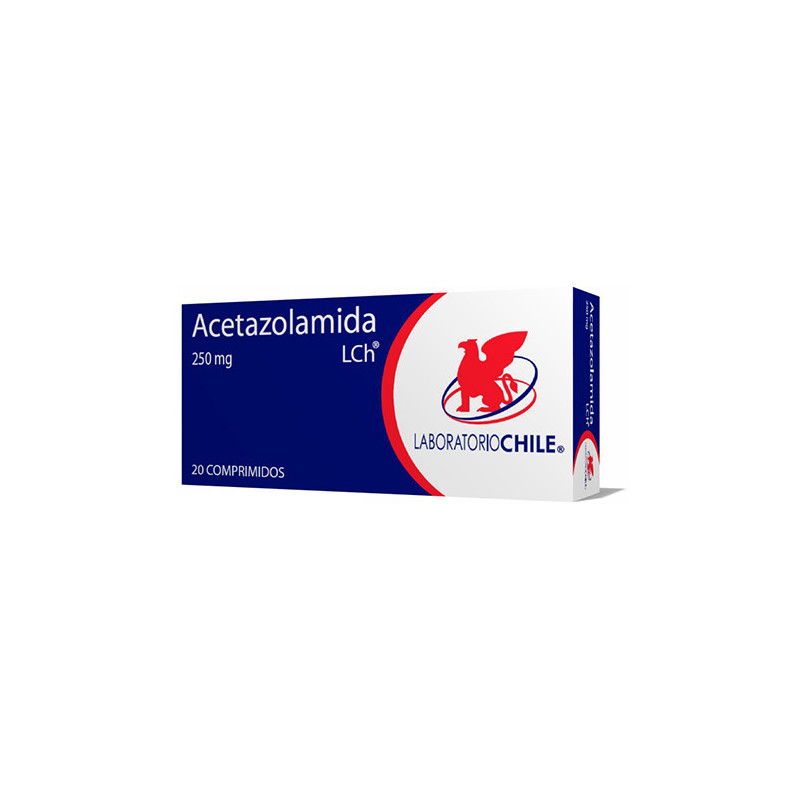 Acetazolamida 250 mg x 20 comp