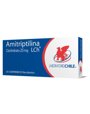 Amitriptilina 25 mg 24 Comp Lab Chile