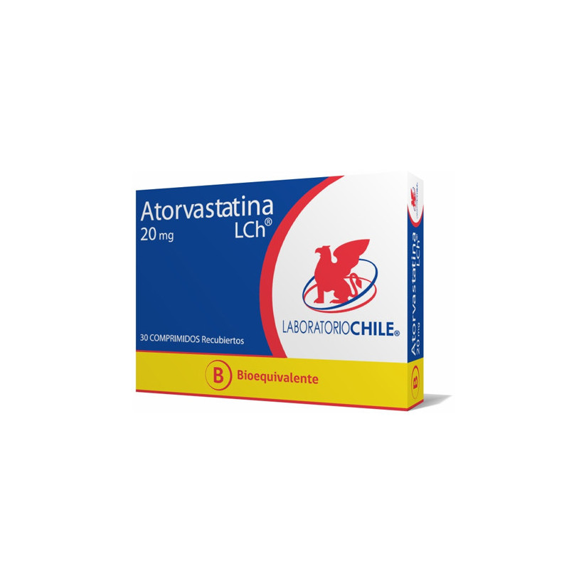Atorvastatina 20 mg 30 comp
