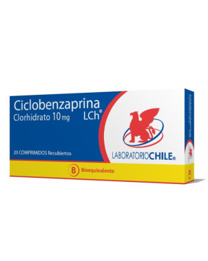 Ciclobenzaprina 10 mg. 20 comp.