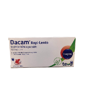 Dacam Rapi Lento inyectable 18 mg/3 mL Dosis multiple + 1 jeringa
