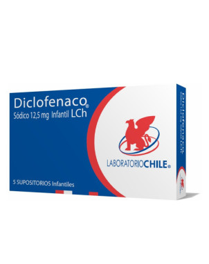 Diclofenaco infantil supositorios 12