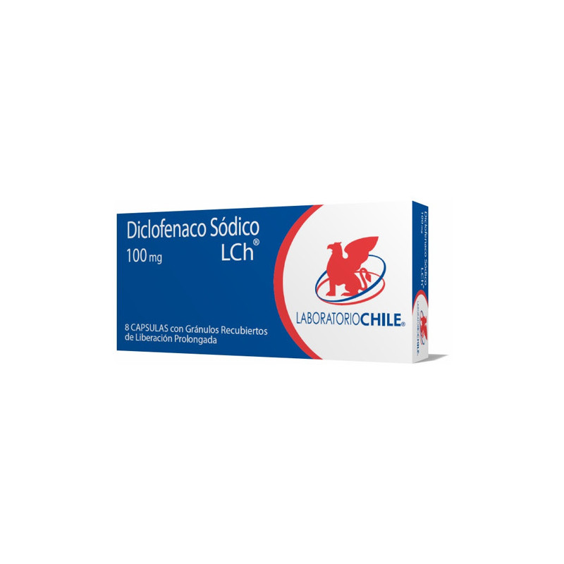 Diclofenaco 100 mg x 8 cápsulas