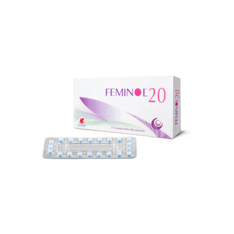 Feminol 20  x 21 Comp. Recubiertos