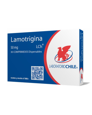 Lamotrigina 50 mg 30 comprimidos Lab Chile