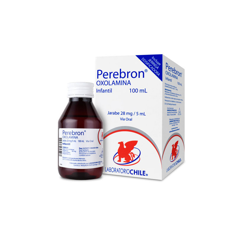 Perebron inf. jarabe 28 mg x 100 ml Vence 02/2026 Stock 1