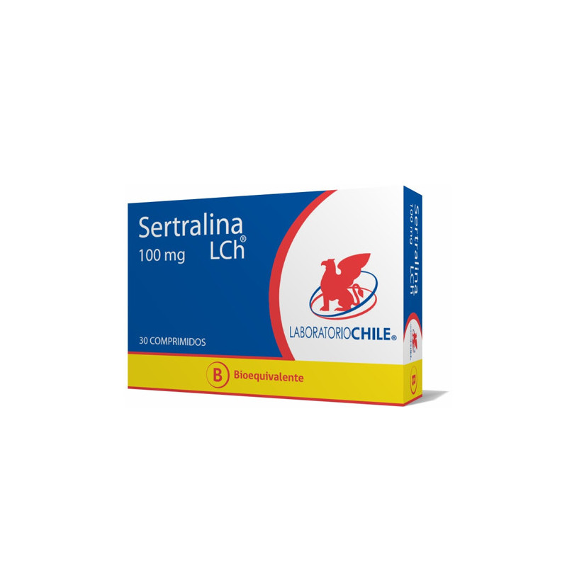 Sertralina 100 mg  30 comprimidos