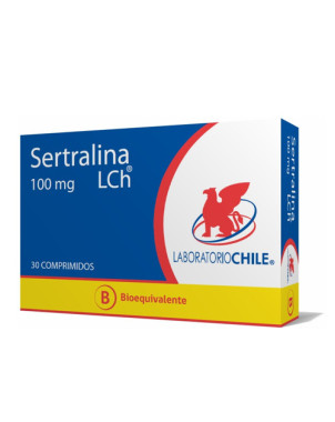Sertralina 100 mg  30 comprimidos