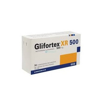 Glifortex XR 500 mg. 30 comprimidos LP
