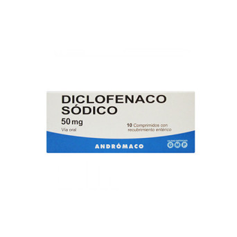 Diclofenaco 50 mg x 10 comprimidos Andromaco