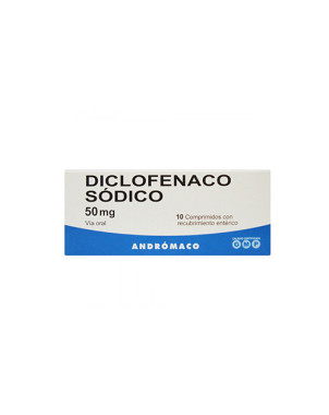 Diclofenaco 50 mg x 10 comprimidos Andromaco