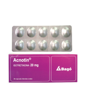 Acnotin 20 mg 30 cápsulas blandas