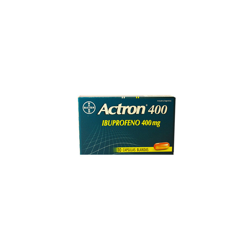 Actron 400 mg x 10 cápsulas blandas