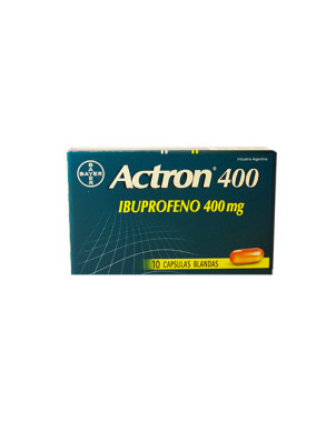 Actron 400 mg x 10 cápsulas blandas