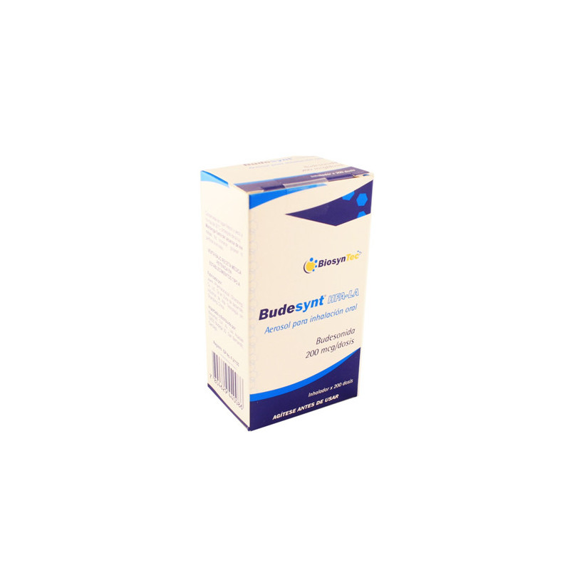 Budesynt HFA Aerosol para Inhalador 200 mcg/dosis x 200 dosis