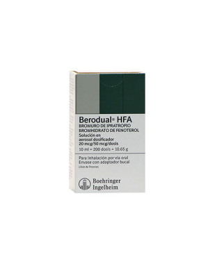 Berodual HFA Inhalador 200 Dosis