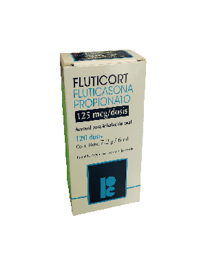 Fluticort 125 Mcg/Dosis Aerosol X 120 Dosis